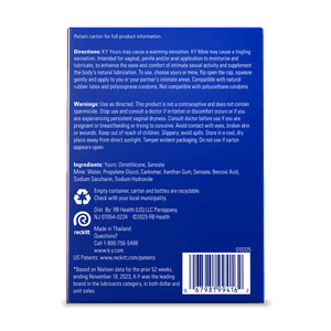 Yours + Mine Couples Lube packshot backside