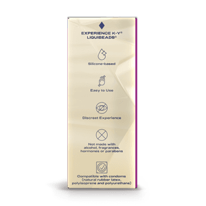 Liquibeads Vaginal Moisturizer & Lube packshot sideview