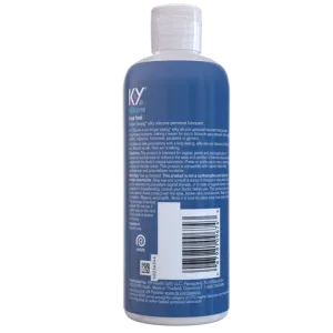 K-Y True Feel Silicone Based Lube packshot backside